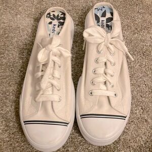 Keds womans shoes 9.5 flowers open heel NEW